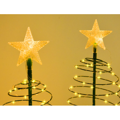Lumière de l'arbre de Noël solaire
